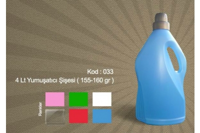 4 Lt Yumuşatıcı Şişesi(155-160 gr)